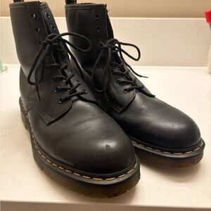 Dr. Martens Black Leather Boots